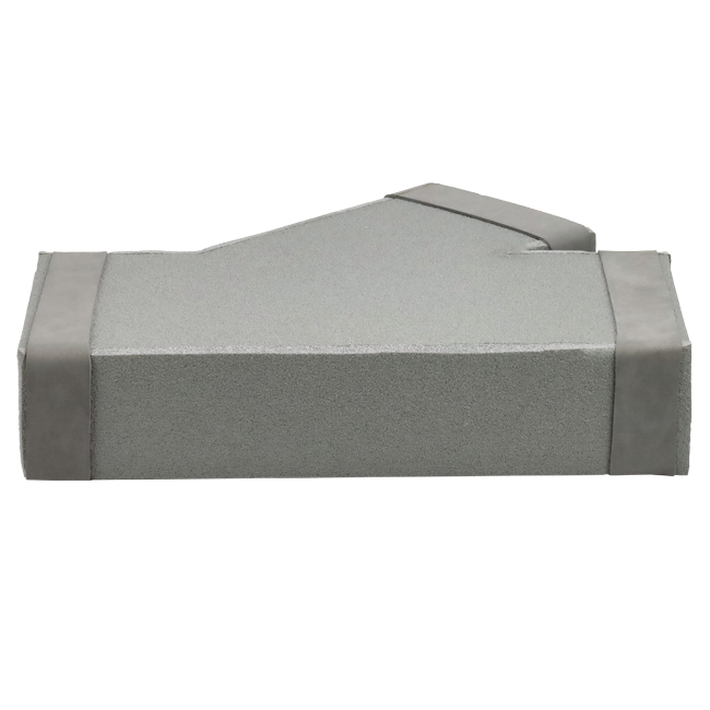 Thermoduct T-stykke 45 grader 220x80 - 170x80 til kanalføring