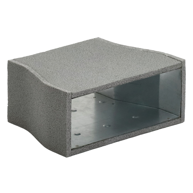 Thermoduct-reduktion 220x80 til 170x80 til kanaler