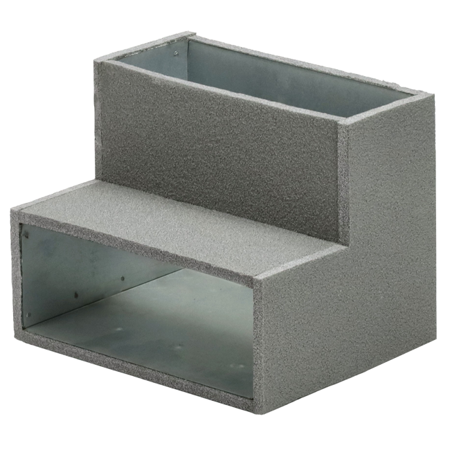Thermoduct pour-in bøjning 90 grader 220x80 mm lodret