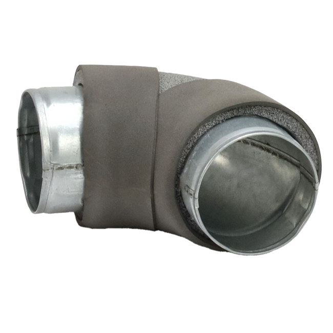 Thermoduct bøjningsdiameter 80 mm 90 grader (ikke sikkert)