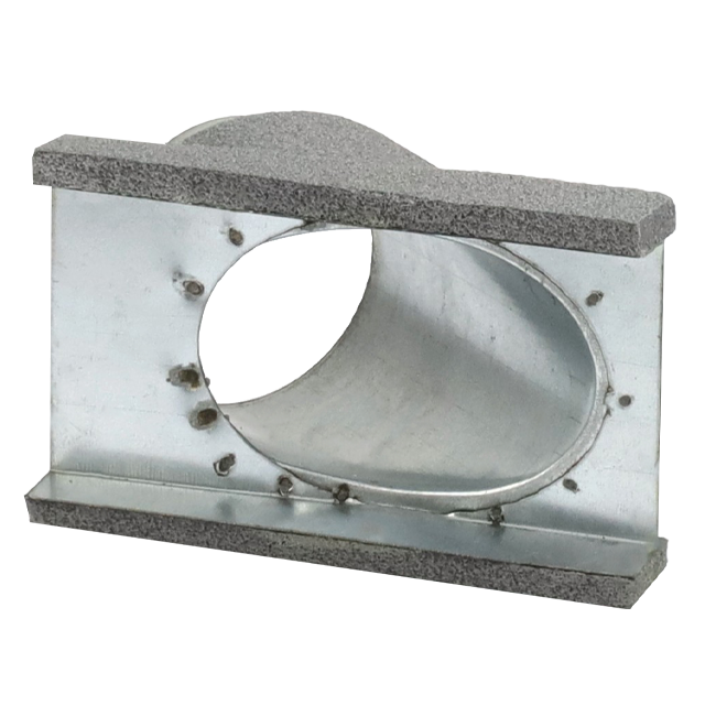 Thermoduct 45-graders gren 80 mm