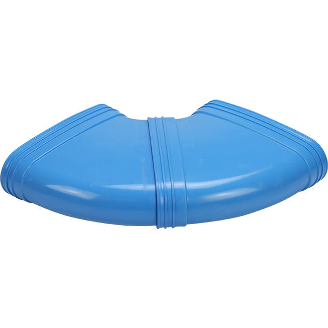 Wavin Ventiza Bøjning 90 grader PVC oval 235x80 mm horisontal M/M