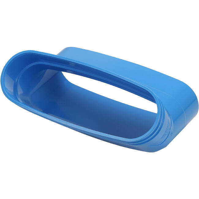 Wavin Ventiza Bøjning 45 grader PVC oval 235x80 mm lodret M/S
