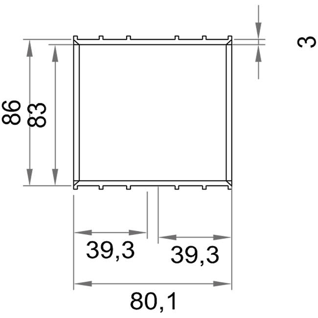 Wavin Ventiza Limstik PVC oval 195x80 mm M/M