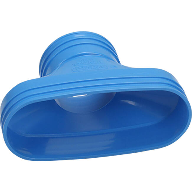 Wavin Ventiza Overgang PVC oval 195x80 mm til 80 mm M/M