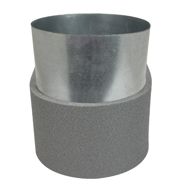 Thermoduct lepe hjørnestykke enkelt symmetrisk 220x80 mm til diameter 150 mm