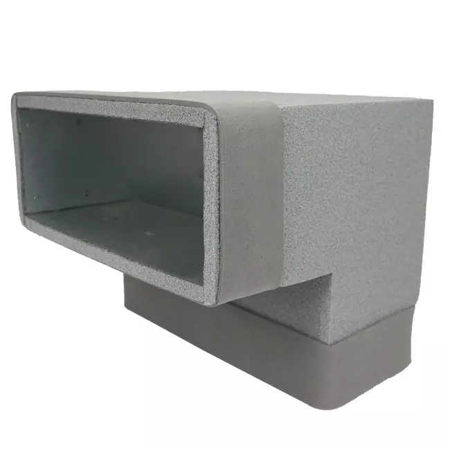 Thermoduct-bøjning 90 grader 170x80 lodret til kanalføring
