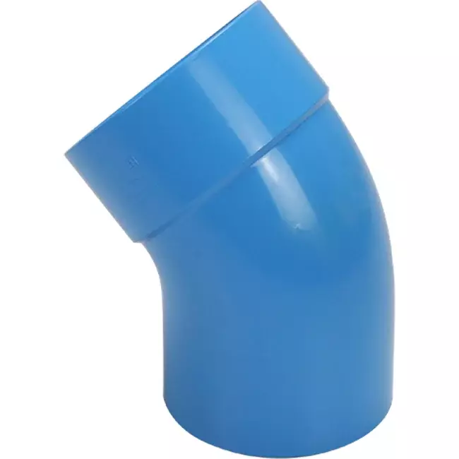 Wavin Ventiza 45 grader bøjning PVC rund med diameter 160 mm M/S