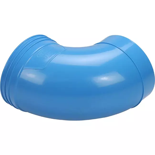 Wavin Ventiza 90 grader bøjning PVC rund 160 mm M/S