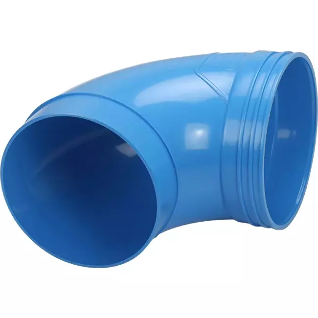 Wavin Ventiza 90 grader bøjning PVC rund 160 mm M/S