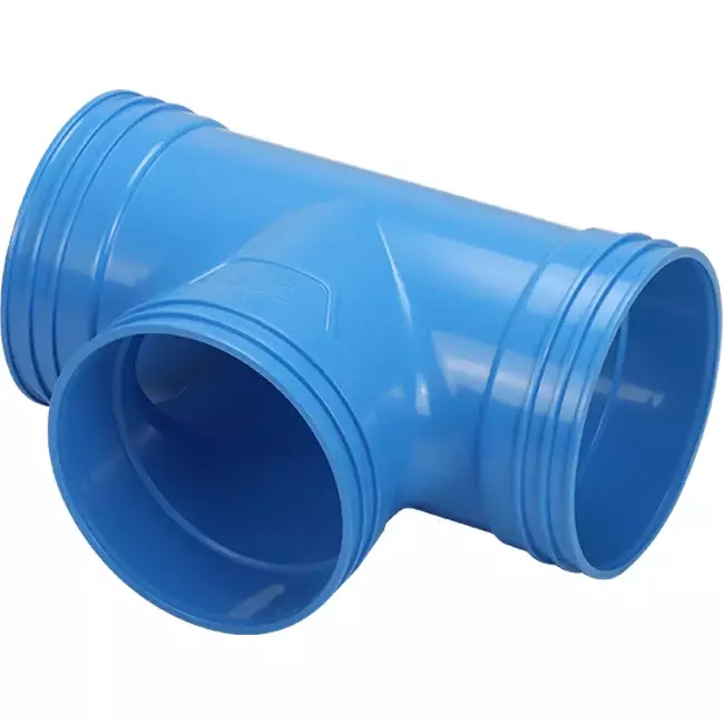 Wavin Ventiza T-stykke 90 grader PVC rund 160 mm M/M/M
