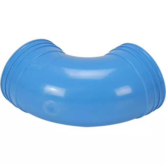 Wavin Ventiza 90 grader PVC bøjning rund 125 mm M/M