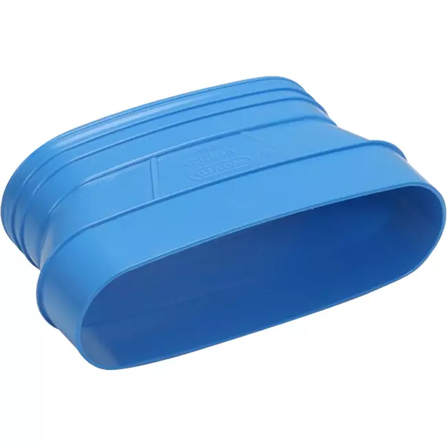 Wavin Ventiza Overgang PVC oval 235x80 mm til 195x80 mm M/S
