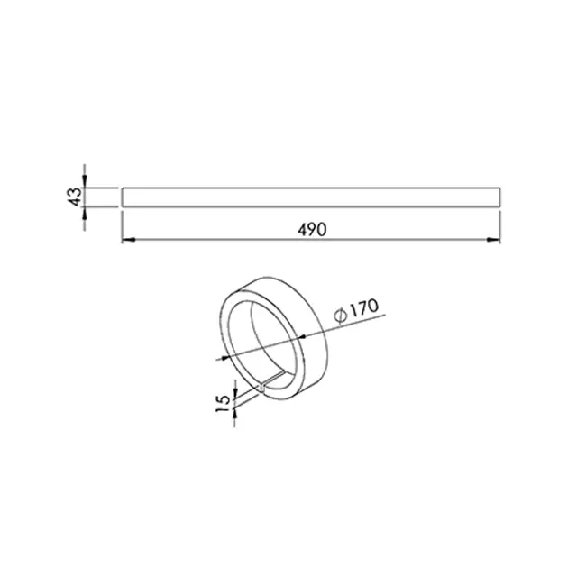 Europlast filter til SPK2 - F490x43 (2 stk.)