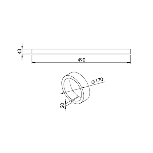 Europlast G4-filter til SPK2 - F490x43 G4 (2 stk.)