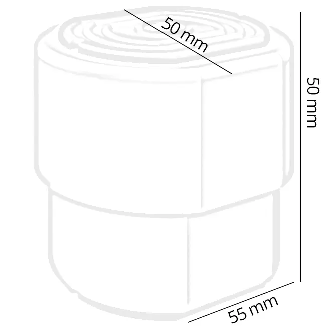 ClimaConnect vibrationssæt 1.2 blå/grøn, med fjeder, til enheder op til 55 KG