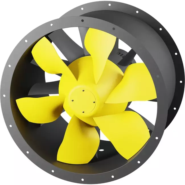 Aksial 710 mm kanalventilator - AL 710 D4 02 CFG