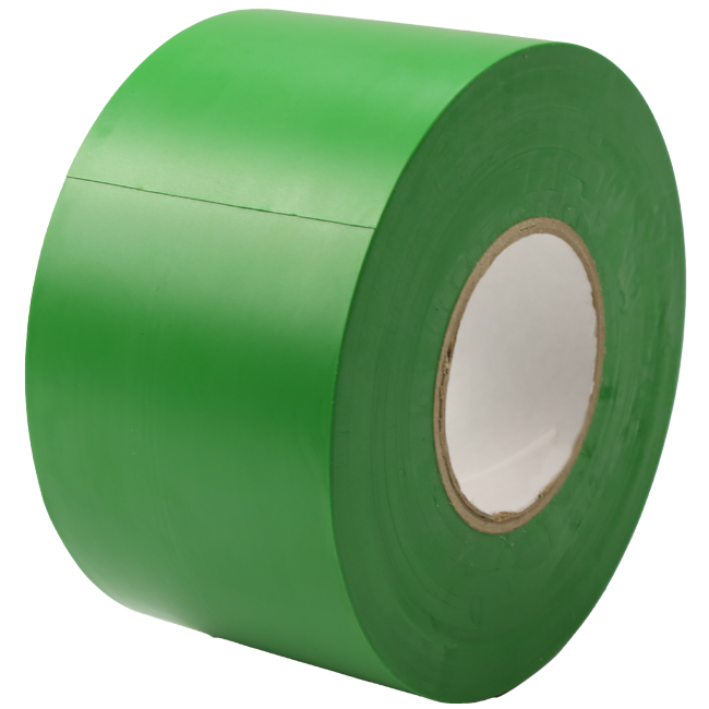PVC-tape grøn 50 mm bred - rulle 33 m