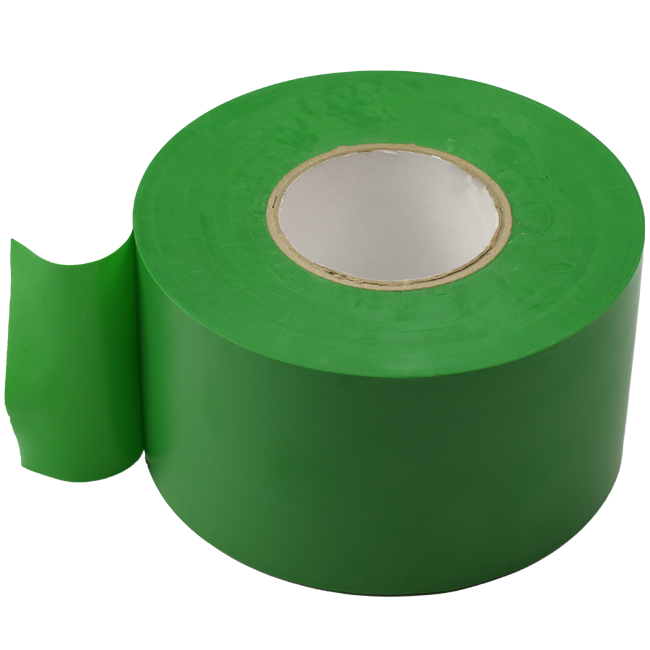PVC-tape grøn 50 mm bred - rulle 33 m