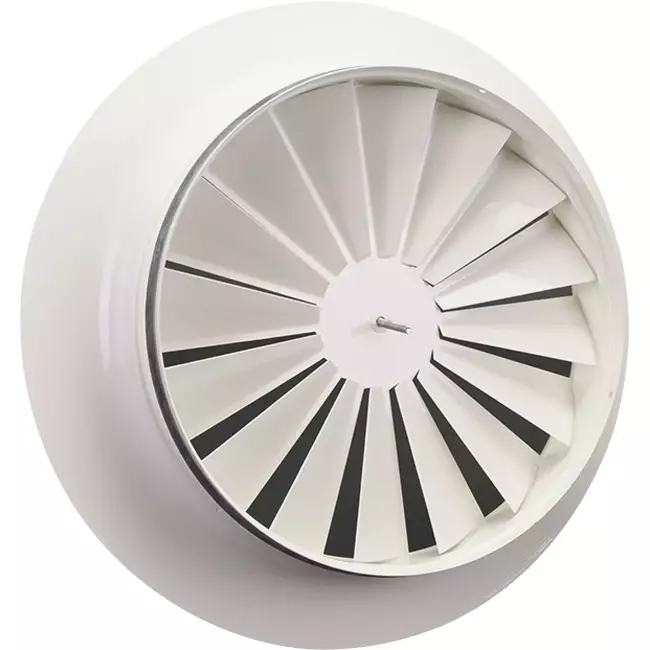 Swirl diffusor rund 125 mm central skrue - SWR125