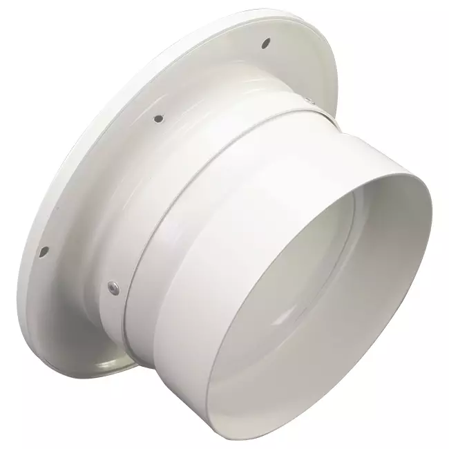 Jetdiffusor 200mm Væg- og loftmontering RAL 9010