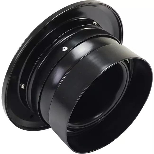 Jetdiffusor 200mm Væg- og loftmontering RAL 9005