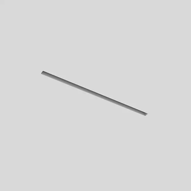 Ergovent rammeløst gitter 500 mm med tilslutningsdiameter 75 mm - standard