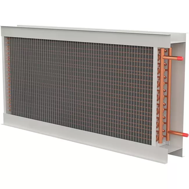 Maxivent varmtvandsveksler 11,60 kW til M4512 vandret lavprofil - HC2