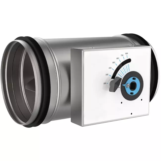 Rund CAV Konstantvolumenregulator enkeltvægsdiameter 250 mm