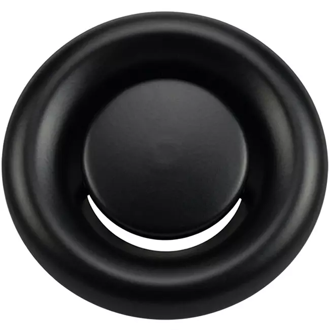 Udluftningsventil i metal 160 mm med friktionsfjedre - DVS-C160 - RAL 9005 30% blank
