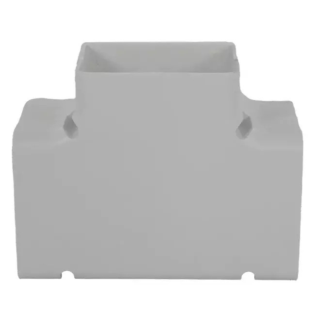 ClimaConnect T-stykke til montering af kanal 100 mm - RAL 9010