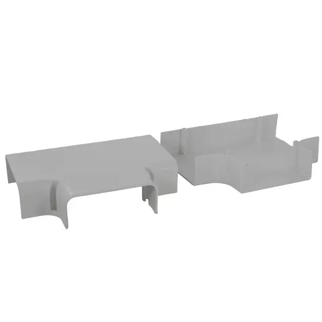 ClimaConnect T-stykke til montering af kanal 100 mm - RAL 9010