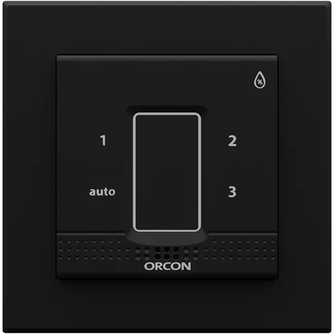 Sort dækkappe til Orcon fugtindbygningssensor 15RF