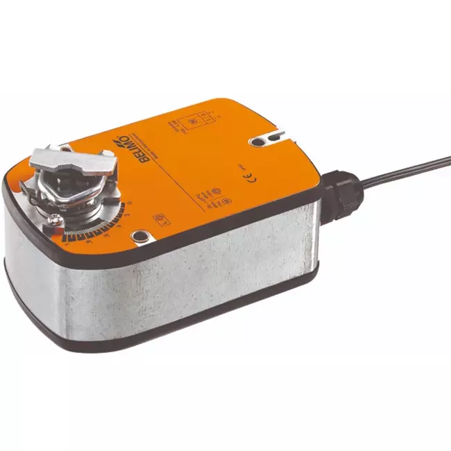Belimo modulerende ventilaktuator med fjederretur 24V - 2-10V - MP-Bus - 4 Nm - LF24-SR