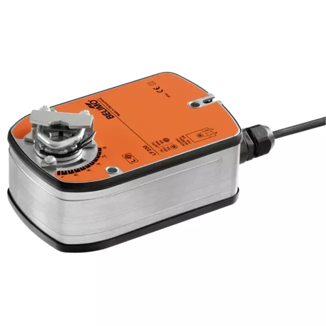 Belimo drejeventilaktuator med fjederretur 100-240V - åben/luk - 4 Nm - LF230