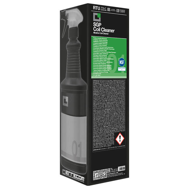 SPG Cleaner - Nano alkalisk rengøringsmiddel til fordamper, kondensator og filter - 1L