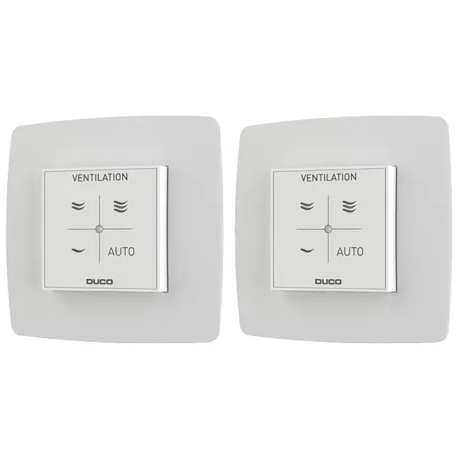 DucoBox Silent 2.0 400 m³/t + RF-kontrol + CO2-sensor - sikkerhedsstik