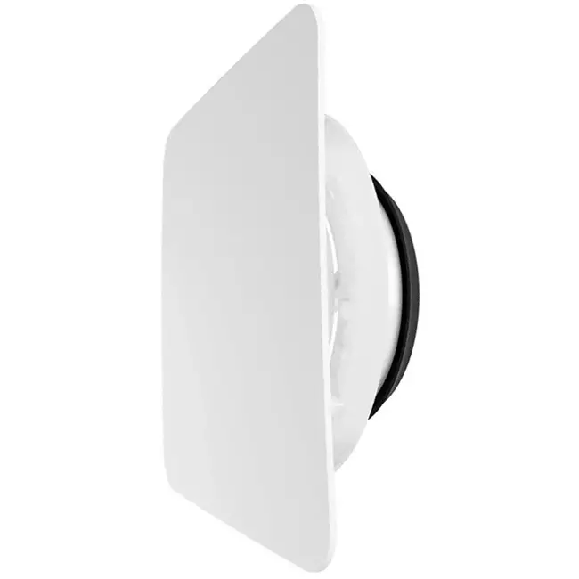 ClimaConnect Design-ventil, firkantet, Ø 125 mm – hvid