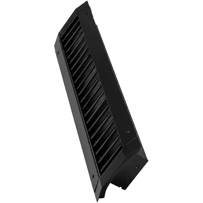 ClimaConnect kanalrist, enkelt justerbar, 425 x 75 mm, til rør fra 160 til 400 mm – RAL 9005