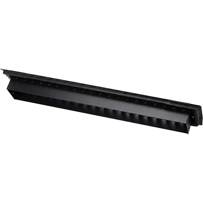 ClimaConnect kanalrist, enkelt justerbar, 425 x 75 mm, til rør fra 160 til 400 mm – RAL 9005