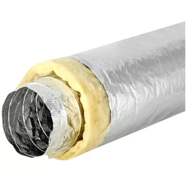 Sonodec akustisk, termisk isoleret, 150 mm ventilationsslange (5 meter)