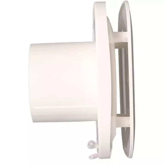 Supra Design badeværelsesventilator - Med forsinkelsestimer og fugtighedssensor - Vent Axia - Ø 125 mm - 125HT
