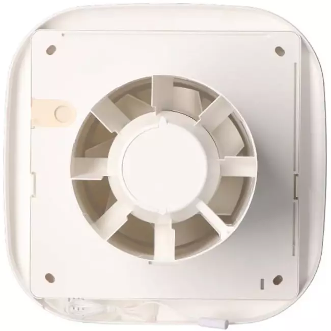 Supra Design badeværelsesventilator - Med forsinkelsestimer og fugtighedssensor - Vent Axia - Ø 125 mm - 125HT