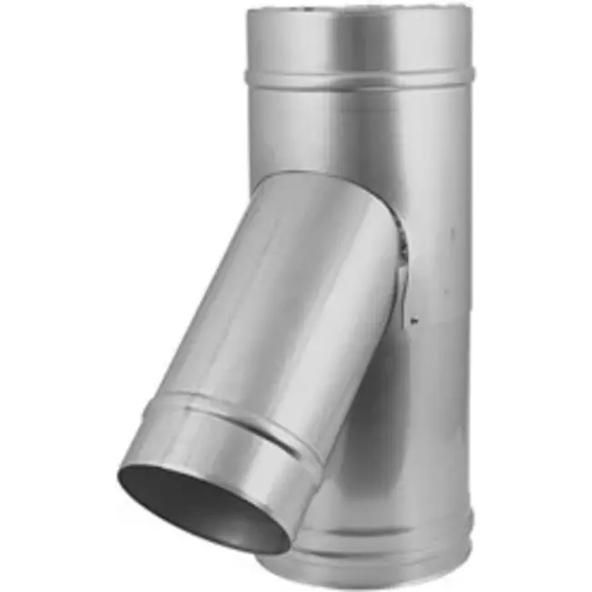 DW-diameter 130 mm (130/180) T-stykke T135 EW I316L/I304 (D0,5/0,6)
