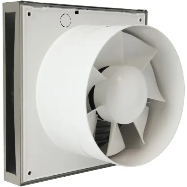 Badeværelsesventilator Ø 125 mm rustfrit stål – EET125i