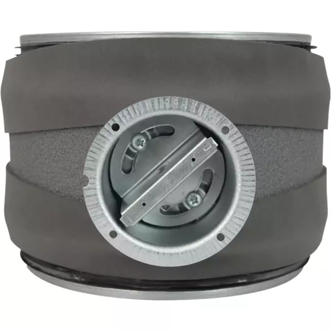 Thermoduct 9 mm håndbetjent reguleringsventil diameter 200 mm isoleret