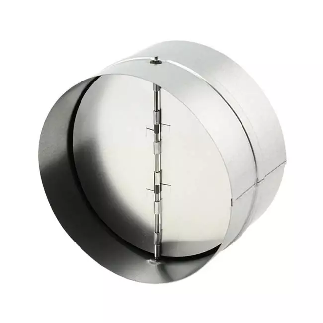 Kontraventil Ø125 mm til spiralrør