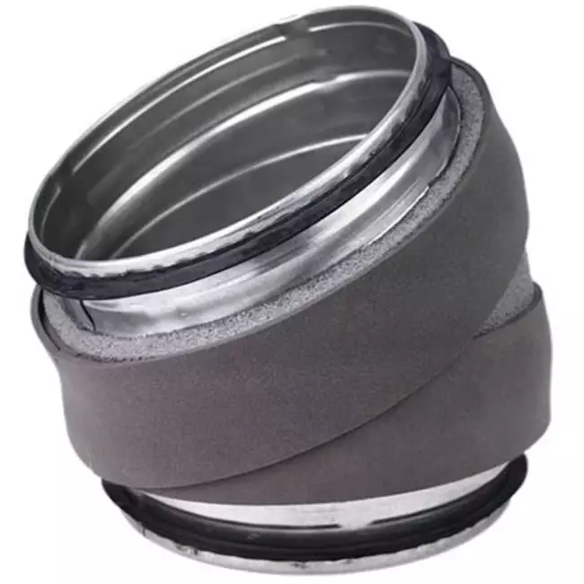 Thermoduct 13 mm bøjningsdiameter 250 mm 30 grader isoleret