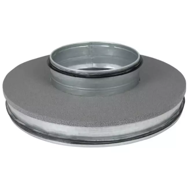 Thermoduct isoleret låg med flad tud diameter 315 mm - 160 mm