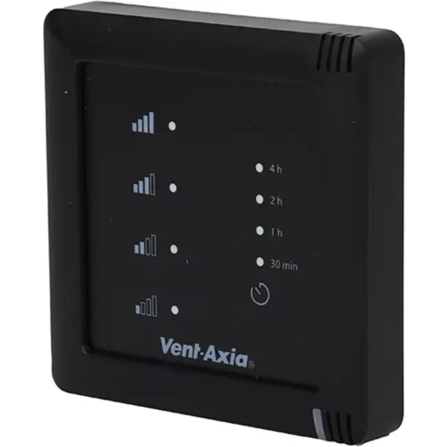 Vent-Axia Multihome kablet 4-stillingsafbryder sort - SSU-WZ